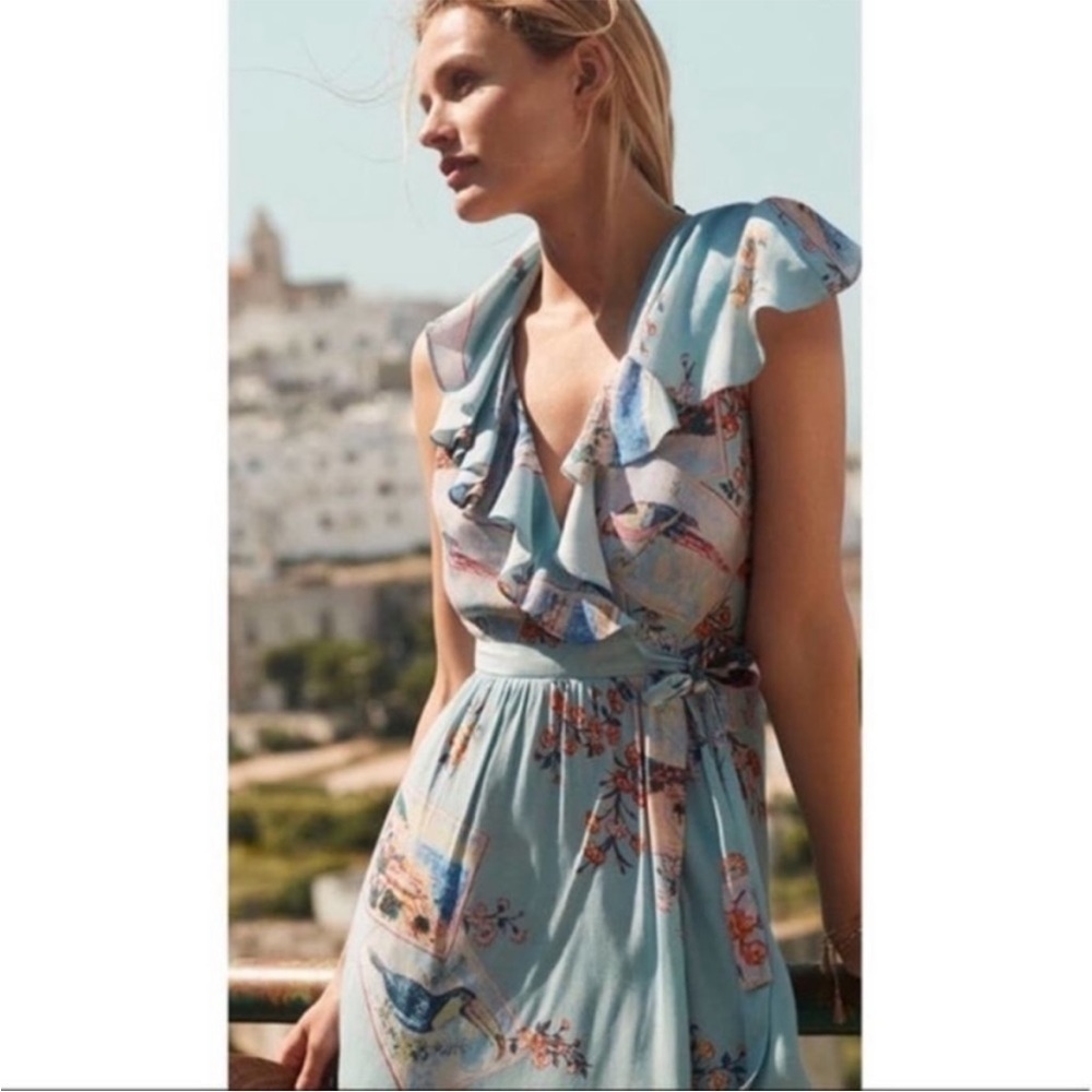 Maeve Anthropologie Rosalia Wrap Dress size 6